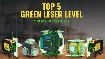 TOP 5 Green Laser Levels for Construction in 2025!
