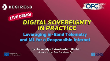 D6G Demo | Digital Sovereignty in Practice | OFC 2025 (UVA)