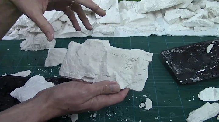 How to make realistic wargaming cliffs & outcrops (Pt1 - casting the rockfaces)