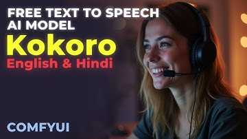 Kokoro Free Text To Speech AI Model | English And Hindi | ComfyUI Tutorial