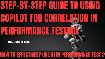 Step by Step Guide to Using AI for Correlation in Performance Testing #ai #aitesting