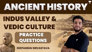 GS | Ancient History | Indus Valley and Vedic Culture MCQ | SSC/Railway Exam | Deepanshu Shrivastava