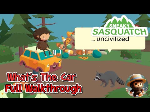 Sneaky Sasquatch - What's the Car | Full Walkthrough | All collections, photos and gold