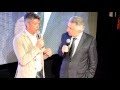 Paolo Savoldelli ricorda Marco Pantani sul palco di Cuneo