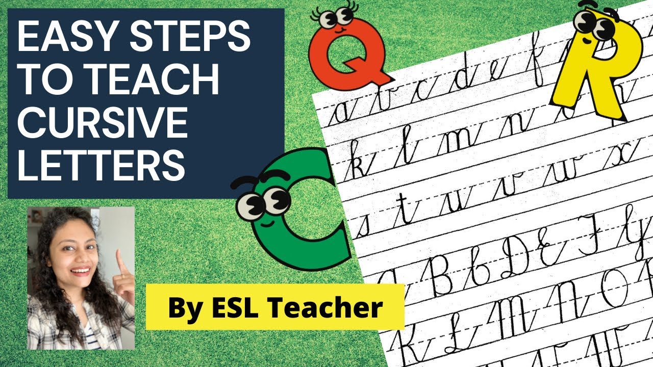 How To Teach Cursive Letters Steps To Teach Cursive Letters By ESL 