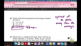 Preparing for the ACT 2025-2026 - Practice Test 1 - Question 42 Net Worth
