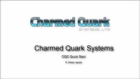 CQC 5.0 - Quick Start - Custom Floor Plan