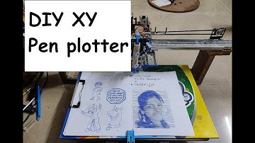 #39H, DIY CNC XY Pen Plotter Demo