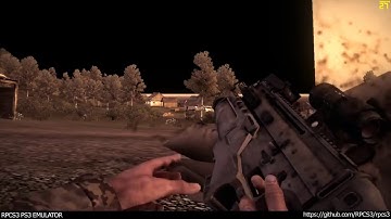 RPCS3 PS3 Emulator Operation Flashpoint Dragon Rising Ingame! VULKAN 334327d LLVM