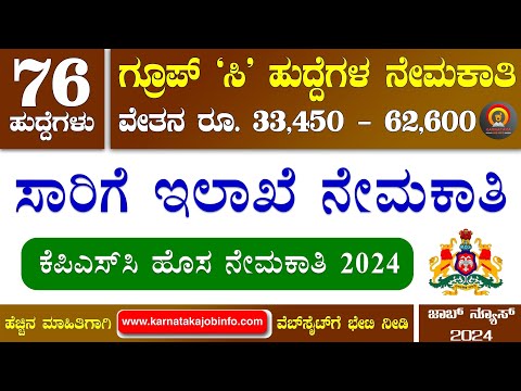 RTO Inspector Post: 76 ಆರ್‌ಟಿಒ ಇನ್‌ಸ್ಪೆಕ್ಟರ್ ಹುದ್ದೆಗೆ ಅರ್ಜಿ ಆಹ್ವಾನ