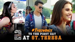 Soty2 Throwback To The First Day At St.teresa Tiger Shroff Tara Ananya