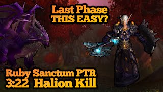 Ruby Sanctum - Halion H25 3:22 Kill | WOTLK PTR | Prot Paladin / Hunter PoV