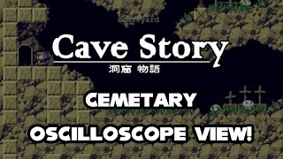 Cave Story (PC) - Cemetary - In Full Stereo Oscilloscope View!