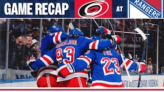 GAME HIGHLIGHTS | R2 G1: New York Rangers vs Carolina Hurricanes (5/5/24)