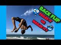 SHOCKING! How to LEARN a Standing BACK FLIP in 1 DAY!!