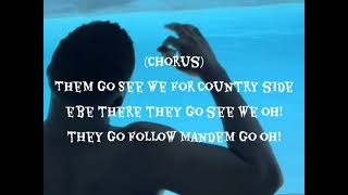 SARKODIE X BLACK SHERIFF |COUNTRYSIDE|(LYRICS VIDEO )