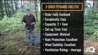 TARP TUTORIAL: No Trees, No Rope, No Problem! Watertight and Windproof Shelter Goes Up In 3 MINS!