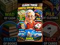 Learn Group Words  Wad, Pile, Stack, Deck &amp; Range  #kidslearning #englishforkids #learnenglish