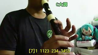 2012年全國高中生合唱--風箏(中音直笛Alto Recorder cover)