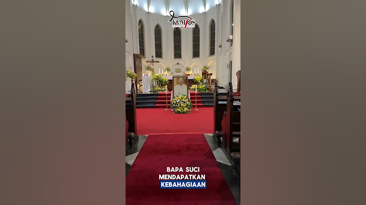 Misa mendoakan Paus Fransiskus yang dipimpin oleh Mgr Paskalis Bruno Syukur