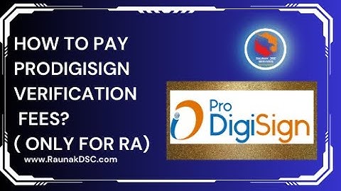 How to Pay Verification Fees in Prodigisign?