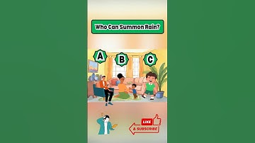 Raad eens wie regen kan oproepen? #raadselreis #hersenkrakers