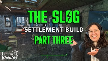 The Slog - PART THREE - a cozy fallout 4 settlement build! (no mods)