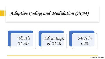 LTE (06: Adaptive Coding & Modulation in LTE)