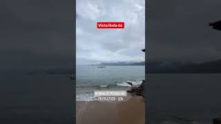 Vista linda na praia de Picinguaba, dia 26/05/2026 às 10h. Siga a TV Ubatuba.