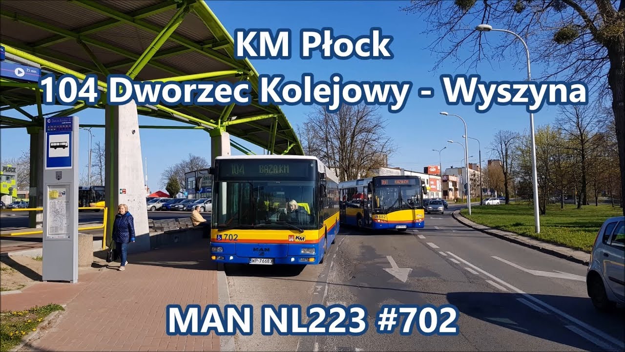 KM Płock - linia 104, MAN NL223 #702