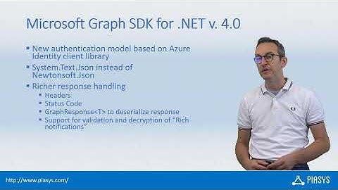 Episode #165 - Introducing the new Microsoft Graph SDK for .NET v. 4.0