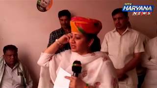 पिता के समर्थन में वोट मांगने रेवाड़ी पहुंची Aarti Rao ने किए बड़े ऐलान #Exclusive