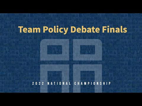 NCFCA Team Policy Debate Finals, 2022 National Championship