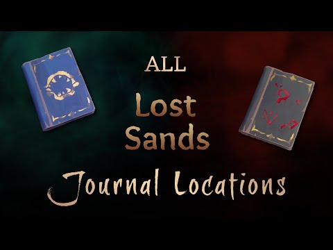 All Merrick and Servant Journals in the Lost Sands Adventure | Sea of Thieves
