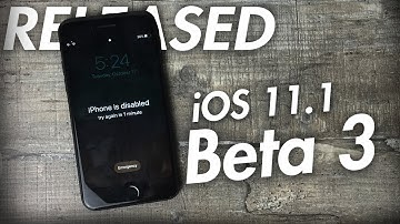 iOS 11.1 Beta 3 - Released