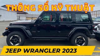 Trước Khi Mua Xe Nên Xem Thông Số Kỹ Thuật Jeep Wrangler 2023 Nhập Mỹ