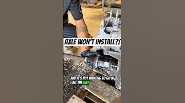 💡One CV Axle Trick You’ll Wish You Knew Sooner #mechanic #cvaxle