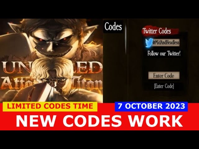 Untitled Attack On Titan Codes For December 2023 Roblox