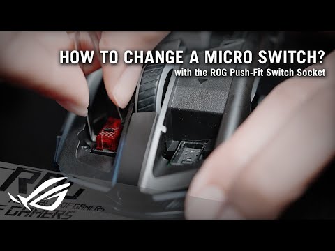 Mouse Switch Replacement Tutorial | ROG Push-Fit Switch Socket | ROG