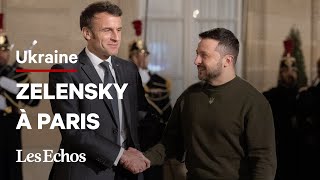 « La Russie ne peut, ni ne doit, l'emporter » : le message de Macron à Zelensky en visite à Paris