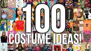 100 LAST MINUTE HALLOWEEN COSTUME IDEAS!!