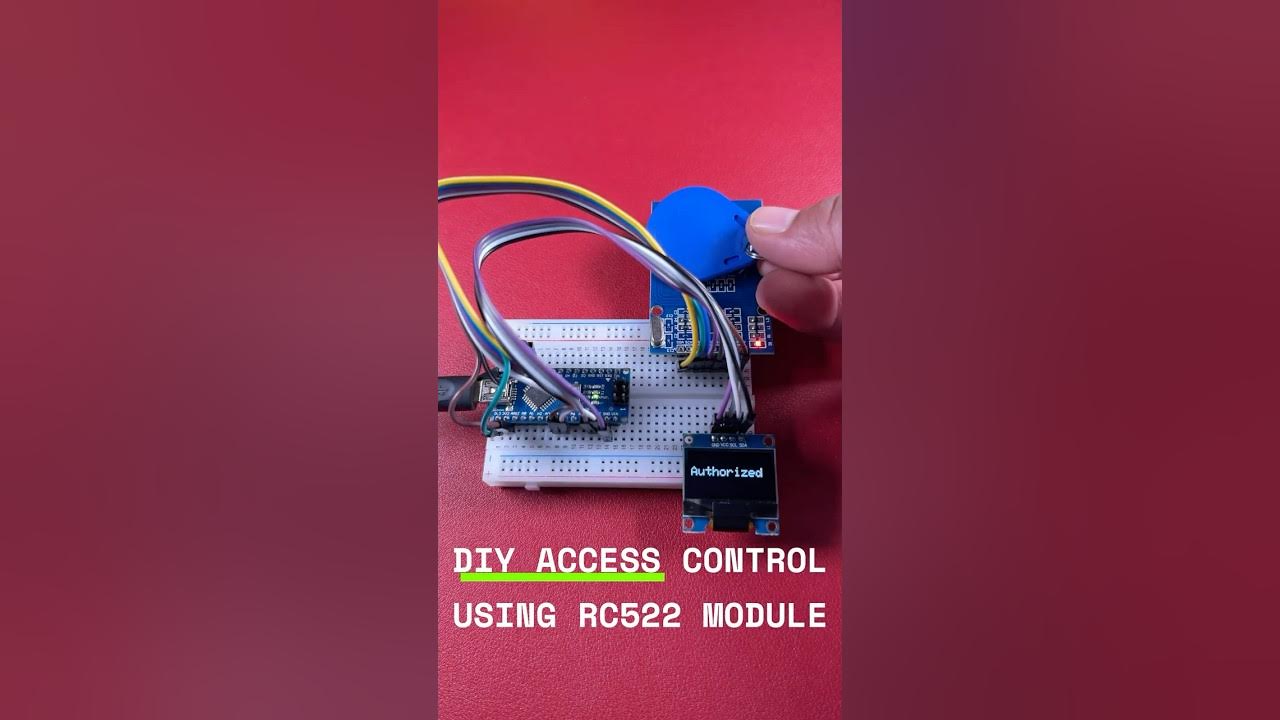 Arduino Nano with RC522 RFID Reader | DIY Access Control System - YouTube