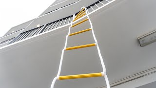 Fire escape ladder for homes / Rescue Rope Ladder / Two Story Escape Ladder / Rope Ladder for Kids