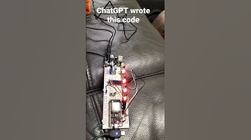 Using chatGPT to write ESP32 code