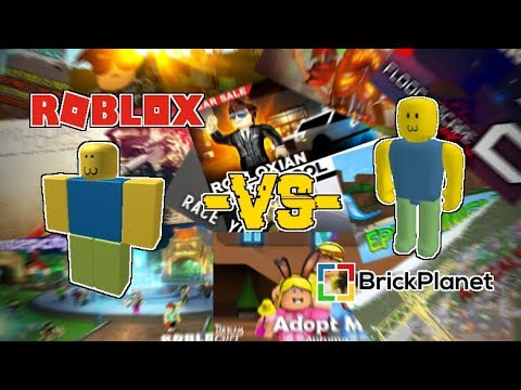 Faces Comparison Roblox Vs Brick Planet Youtube - brick planet roblox