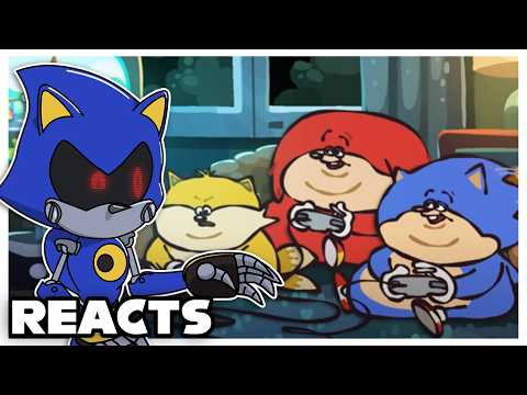 Metal Sonic Reacts to The Ultimate Sonic The Hedgehog Movie 1 & 2 Recap Cartoon
