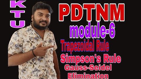 Engineering Mathematics/PDTNM/important problems from module-6/KTU/part-1
