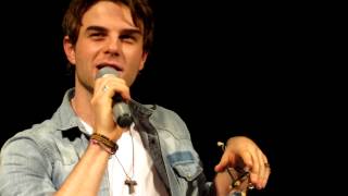 Nathaniel Buzolic doing his various types of accents. (12/8/12)