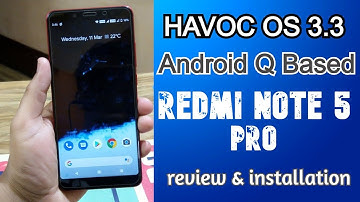 Official Android 10 for Redmi Note 5 Pro😍 | HAVOC OS 3.3 ROM Review | AOD, PUBG HD😍, MIUI CAM