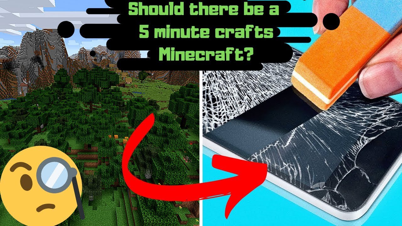 Should there be a 5 minute crafts Minecraft? - YouTube
